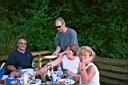 Grillen im Dyvig Yachthafen