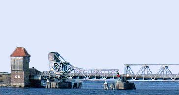 Klapp-Br�cke Lindaunis 